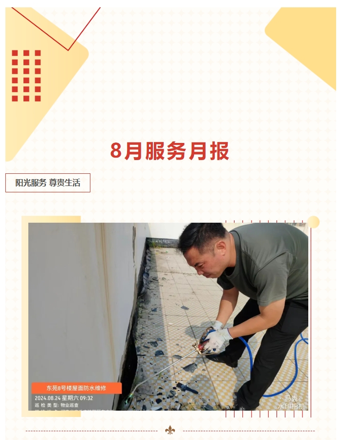 陽(yáng)光服務(wù)|8月服務(wù)月報